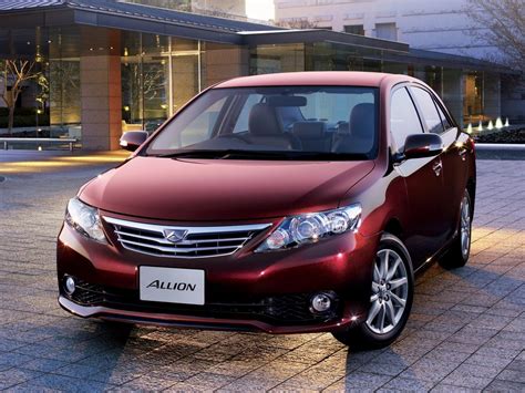 Toyota Allion technical specifications and fuel economy