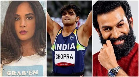 Neeraj Chopra wins gold medal at Tokyo Olympics: Richa Chadha ...