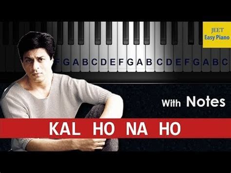 kal ho na ho piano notes