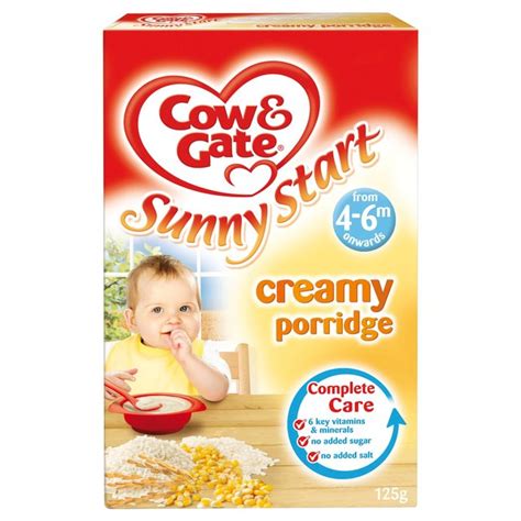 Cow & Gate 4-6 Month Creamy Porridge 125g - expatessentials.com