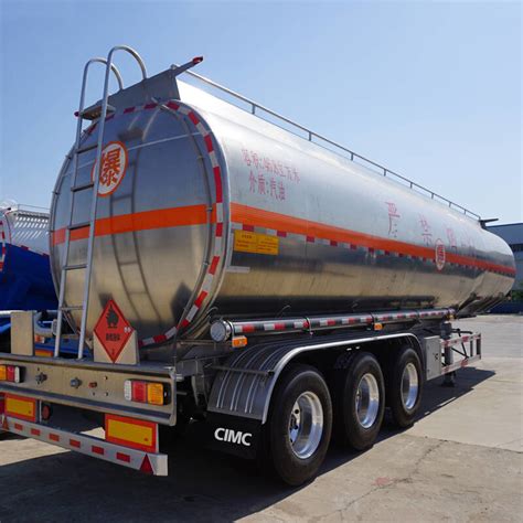 Aluminum Fuel Oil Diesel Tanker Semi Trailer for Sale - CIMC Trailer