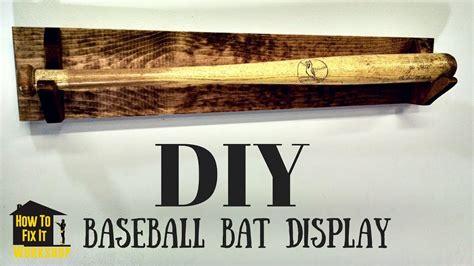 How To Hang Baseball Bat Display Case - BaseBall Wall