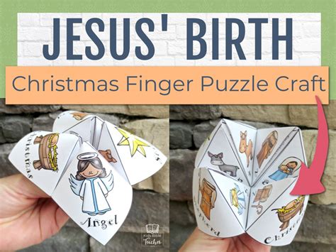 Jesus Birth Bible Craft Activity Christmas Church Sunday - Etsy