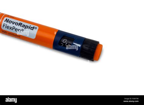 NovoRapid FlexPen insulin pen syringe Stock Photo - Alamy