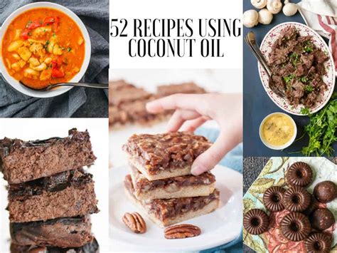 52 Recipes Using Coconut Oil