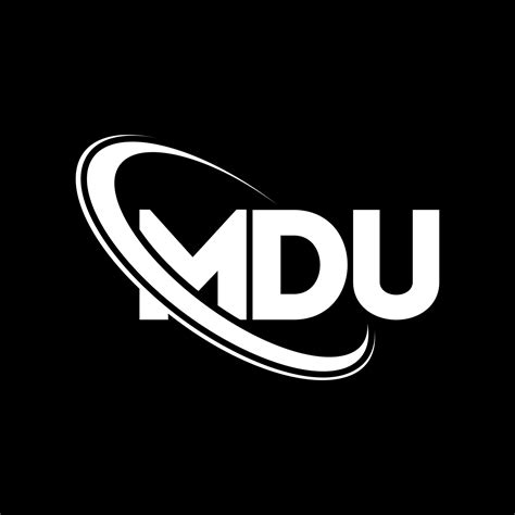 MDU logo. MDU letter. MDU letter logo design. Initials MDU logo linked with circle and uppercase ...