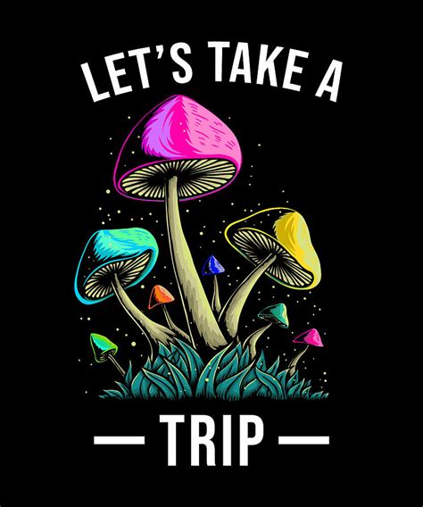 Mushroom Trip Magic Mushrooms Digital Art by Manuel Schmucker - Fine ...