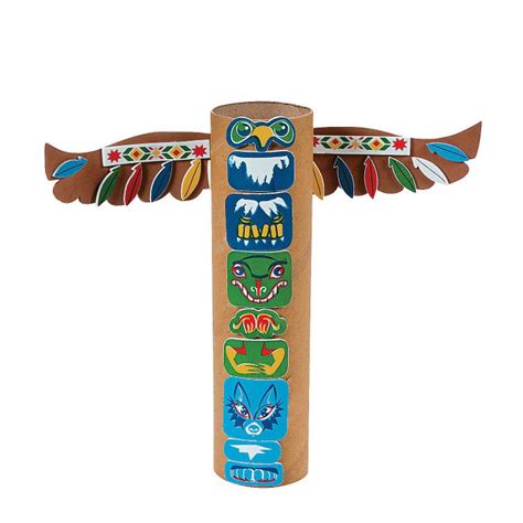 Native American Totem Pole Craft Kit - Discontinued | Totem pole craft ...