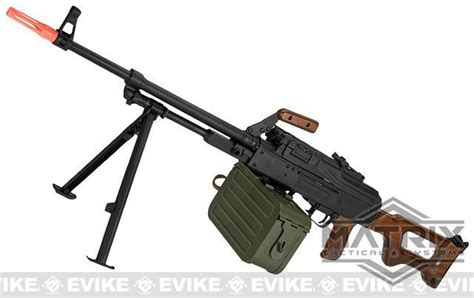 Matrix PKM Russian Battlefield Squad Automatic Weapon Airsoft Machine Gun by A&K (Furniture ...