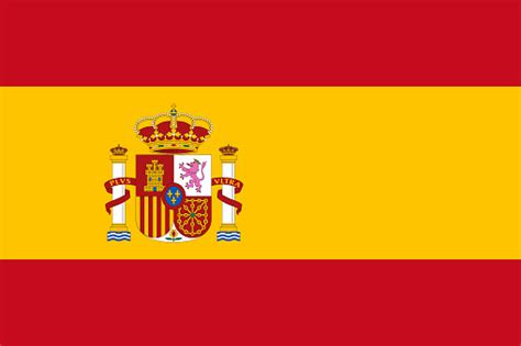 Vector Flag Of Spain Proportion 23 Spanish National Bicolor Flag ...