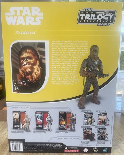 3 Star Wars Original Trilogy 15" Chewbacca Stormtrooper Skywalker 12 ...