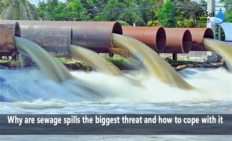 Why are sewage spills the biggest threat and how to cope with it