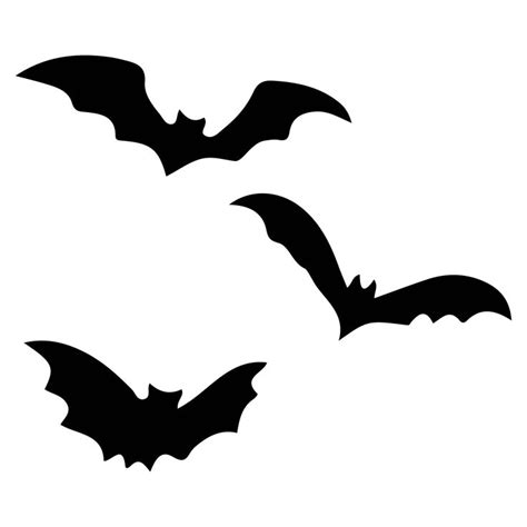 Halloween Bat Stencils - 15 Free PDF Printables | Printablee | Bat stencil, Easy halloween ...