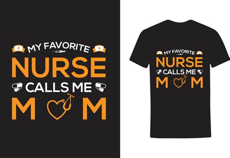 NURSING T SHIRT DESIGN 12485464 Vector Art at Vecteezy