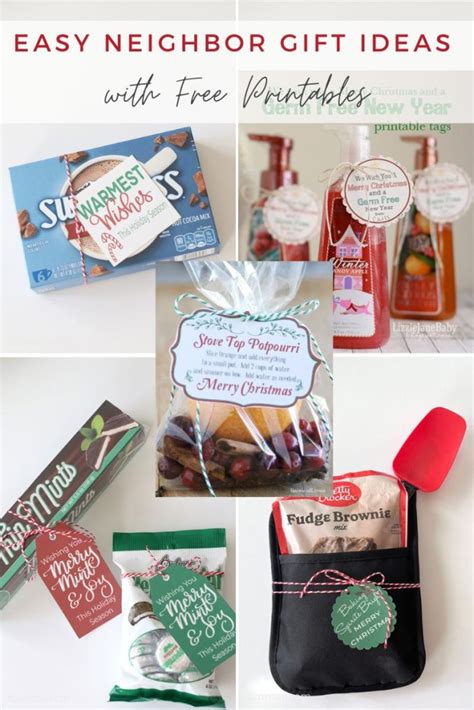 Easy Neighbor Christmas Gift Ideas