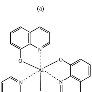 The molecular structures of (a) 8-hydroxyquinoline (8Hq) and (b)... | Download Scientific Diagram