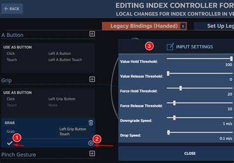 Valve Index Controllers