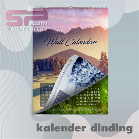 Kalender Dinding Spiral Ukuran 64 x 44 - Sentra Print