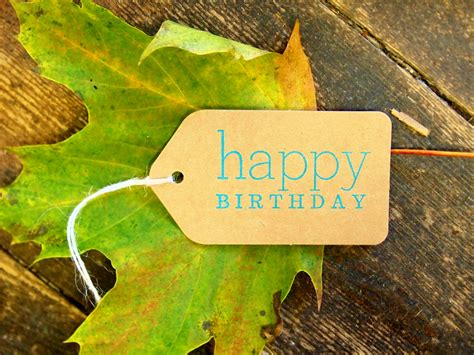 Happy Birthday Gift Tags | The Smallprint Company