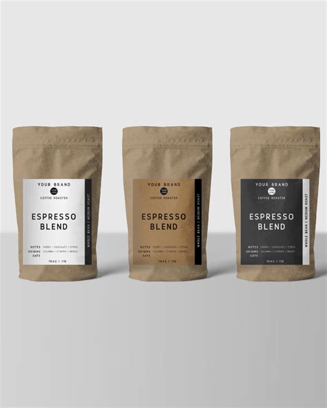 Coffee Labels Template | Coffee Labels Design & Inspirations