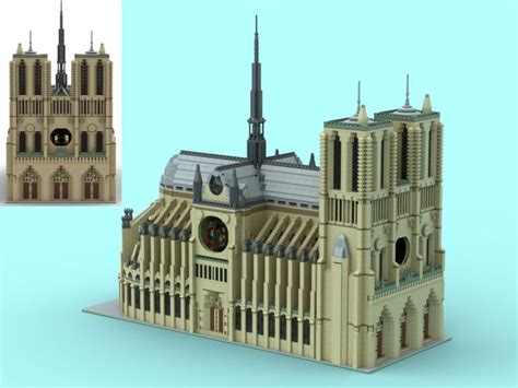 LEGO MOC Notre-Dame de Paris by Serenity | Rebrickable - Build with LEGO