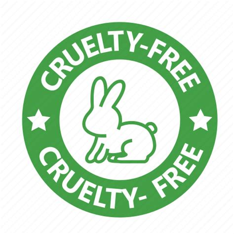 Animal testing, cruelty, free, stamp, vegan, vegetarian icon