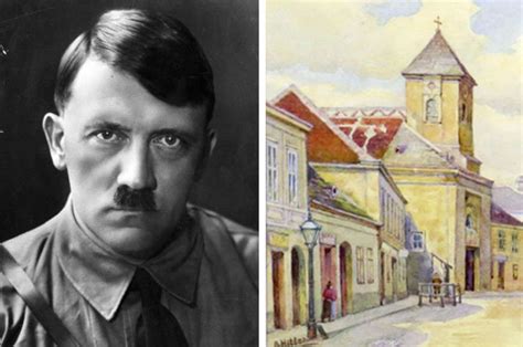 Paintings by Nazi leader Adolf Hitler to fetch £30,000 at auction ...