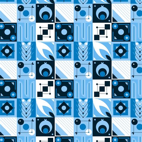 Mozaic patterns on Behance