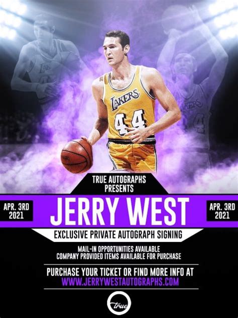 Jerry West Autograph Event (Private Signing) | Trifecta Sports Collectibles