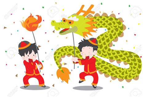 Dragon Clipart Lion Dance - Cartoon (#2073288) - HD Wallpaper & Backgrounds Download