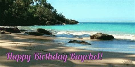 Happy Birthday Raychel Greeting GIF - HappyBirthdayRaychel Greeting Ocean - Discover & Share GIFs