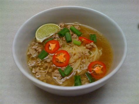 Thai Pork Noodle Soup Recipe | Cookooree