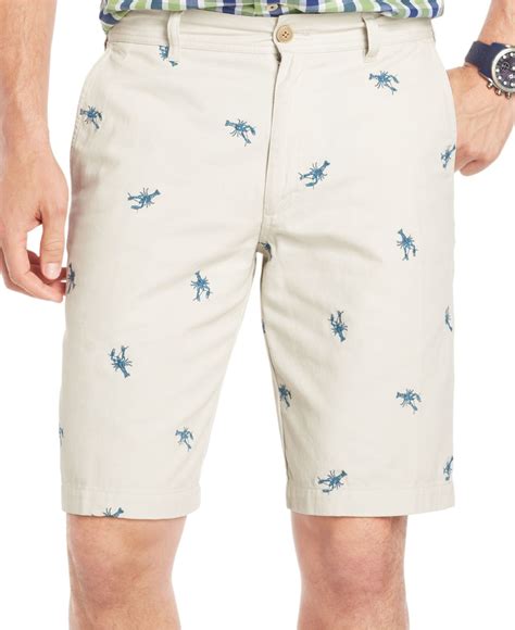 Lyst - Izod Crawfish Schiffli Shorts in Natural