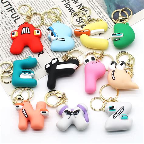 2023-Alphabet-Lore-26-English-Letter-Keychain-For-Women-Men-Cute ...