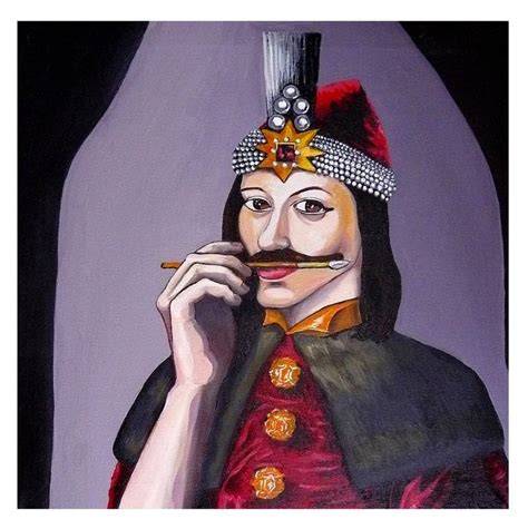 Self portrait as Vlad Tepes Painting by Elisabeta Vlad | Saatchi Art