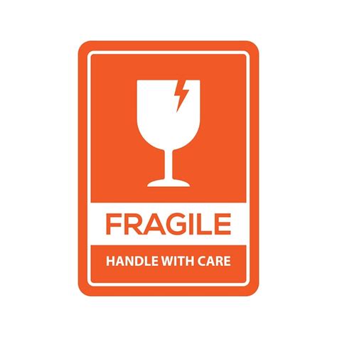 Fragile Glass Sign Vectors & Illustrations for Free Download | Freepik