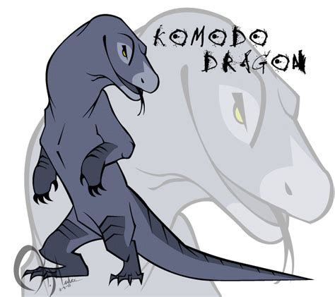 Concept art - Komodo Dragon 1 by KM-cowgirl on DeviantArt