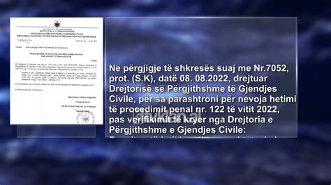 Tv Klan - Hetimi i Metës, gjendja civile reagon ndaj SPAK |Lajme - News ...