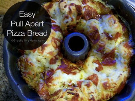 Easy Pull Apart Pizza Bread