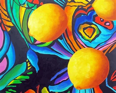 Colorful Abstract Fruit - 5D Diamond Painting - DiamondPaintings.Pro