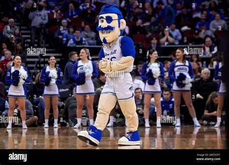 Seton Hall Pirates mascot during a Big East basketball matchup against ...