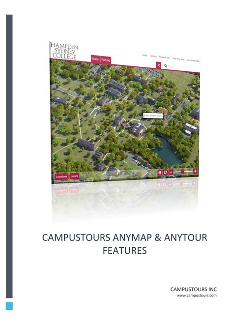 CampusTours 2021 AnyMap/AnyTour Features