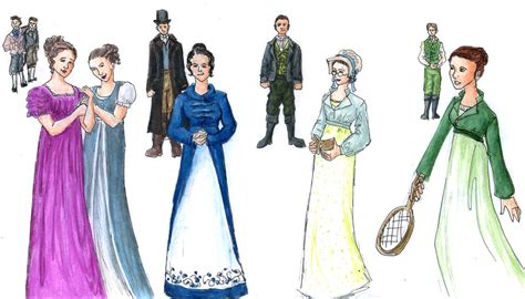 Us as Jane Austen Characters by Nebulan on DeviantArt