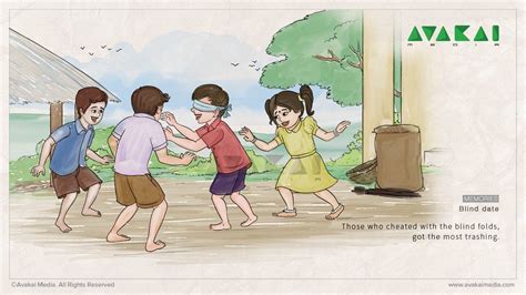 Blind date Those who cheated with the blind folds, got the most trashing. | Childhood memories ...