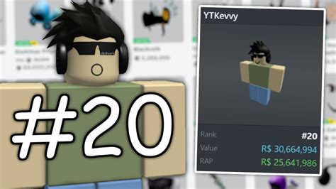 I Am Now the 20th RICHEST ROBLOX PLAYER in the World.. - YouTube