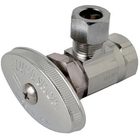 Brasscraft Manufacturing OR15XC1 Angle Valve 0.375 Fip x 0.375 in. Cmp ...