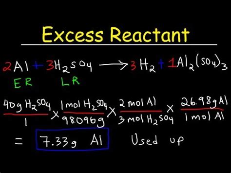 How Do You Solve A Limiting Reactant Problem - Worksheet Student