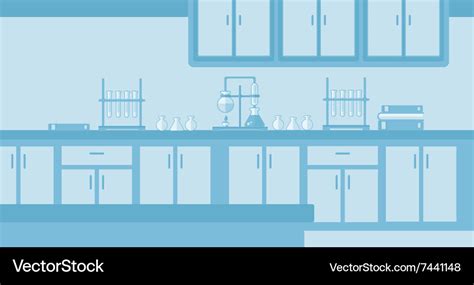 Background of laboratory interior Royalty Free Vector Image