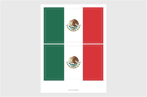 Mexico Flag Sticker, Weatherproof Vinyl Mexican Flag Stickers ...