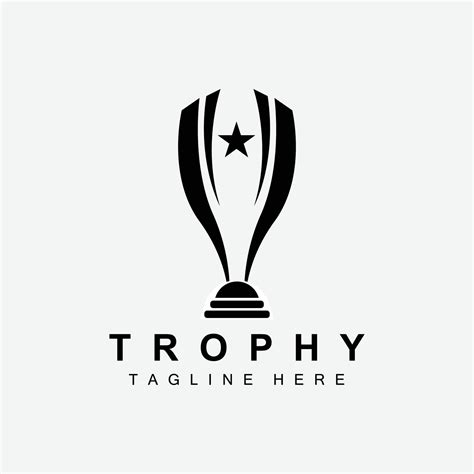 Trophy Logo Design, Award Winner Championship Trophy Vector, Success Brand 11761662 Vector Art ...